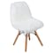 Flash Furniture Kids Shaggy Dog White Accent Chair, PK4 4-DL-DA2018-1-W-GG - alternate 10